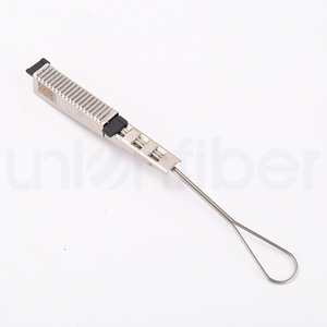 Pince de tension réglable en acier inoxydable pour câble plat FTTH, pince d'ancrage pour fixation aérienne extérieure - Product Image 2