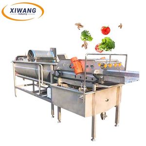 Professional Grade <b>Vegetable</b> Cleaning System Eddy Current Washing Equipment with Motor for Fruit & <b>Vegetable</b> Processing Plant - Product Image 2