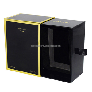 Elegante Caja de Perfume para Hombre de Lujo Personalizada, 30ml/50ml/100ml, Negra, con Inserto de Seda, Caja de Regalo, Esponja, para Cuidado Personal - Product Image 3