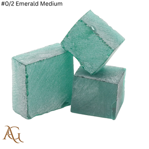 Nano Lab Grown Rough # 0/2 Émeraude vert moyen bleu, pierre précieuse synthétique, taillée, simulée, créée en laboratoire, matière première - Product Image 3