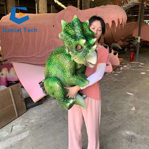 JN-Z23J25 Halloween Kostüm Animatronic Holding Dinosaurier Modell Beliebte Dinosaurier Handpuppe - Product Image 5