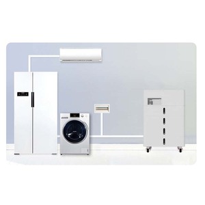 Sistema de Almacenamiento de Energía Solar Fotovoltaica para el Hogar ECARE de 10KWh - Batería de Litio Ferrofosfato con Soporte Rodante (Híbrido Fuera de Red/Conectado a la Red) - Product Image 2