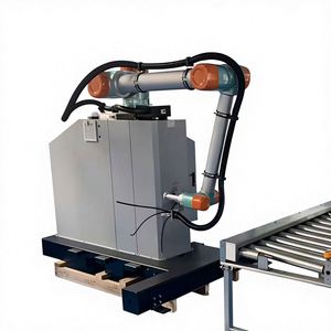 Solution de palettisation automatique avec cobot 6 axes, charge utile 30 kg, avec PLC et moteur mobile pour différents emplacements - Product Image 2