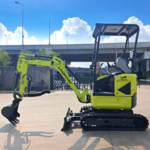 Frete Grátis Alta Qualidade Mini Escavadeira Diesel EPA Pequeno Escavadeira De Esteira 1.7 Ton para Venda Micro Escavadeira Com Anexos - Product Image 3