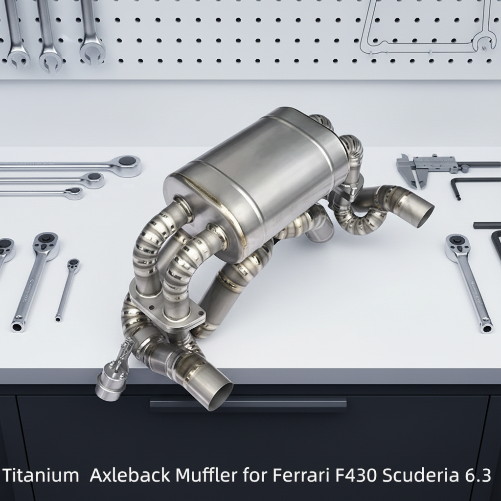 Titanium Axleback Muffler with Valves & Remote Control