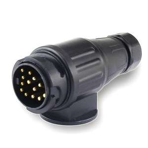 Productos de alto nivel de seguridad Enchufe de <span class=keywords><strong>remolque</strong></span> de estilo europeo Cable de conexión de lámpara de señal de alimentación de luz trasera de <span class=keywords><strong>13</strong></span> <span class=keywords><strong>Pines</strong></span> de estilo europeo de <span class=keywords><strong>13</strong></span> núcleos - Product Image 2