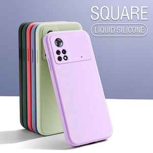 Custodia per <span class=keywords><strong>Poco</strong></span> M4 Pro 4G, <span class=keywords><strong>Cover</strong></span> Quadrata in Silicone Liquido Morbido per Xiaomi <span class=keywords><strong>Poco</strong></span> M3 M4 X4 Pro 5G <span class=keywords><strong>Poco</strong></span> X3 <span class=keywords><strong>F3</strong></span> X3 NFC con Protezione Fotocamera - Product Image 3