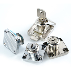 サプライヤーOEM138-2219mmオフィスデスク家具キャビネット亜鉛合金引き出しロックキー付き - Product Image 1