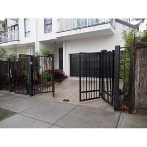 Portails à double battant sur mesure pour allée, en aluminium, métal, portails automatiques à double battant - Product Image 3