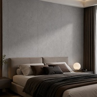 WYRAX Panneau de réception en PVC effet marbre beige travertin pour mur d'accentuation de hall d'hôtel, 1220x2440mm, 3.0mm, faible entretien