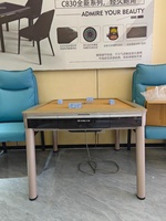Mesa de Mahjong Automática Turca de Calidad Premium con Función de Barajado Suave para Entretenimiento Diario de Mahjong