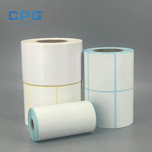 Étiquette thermique directe personnalisée sans BPA 100x150mm 4x6 pouces 135gsm pour colis express et bordereaux de livraison - Product Image 1