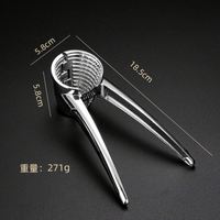 Roestvrij Staal Luxe Notenkraker Milieuvriendelijke Antislip Tang Opener voor Pecannoten Hazelnoten Walnoten Natuurlijke Kleur 18*6 cm Tool