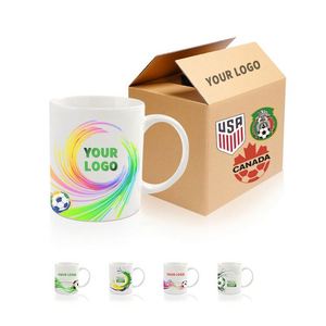 Tasses en céramique personnalisées avec logo USA Canada Mexique, tasses promotionnelles avec logo personnalisé, tasses de fête, tasses à café, usine de tasses en céramique - Product Image 3