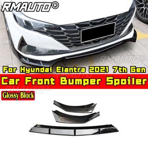 Protector de Parachoques Delantero para Automóvil, Cubierta de Parachoques, Protector de Labio Delantero, Kit de Carrocería para Hyundai Elantra 2021, 7.ª Generación, Accesorios para Automóvil - Product Image 2