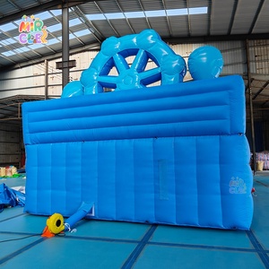 Combo de Castillo de salto inflable grande comercial, casa hinchable, Castillo de circo con tobogán, pared de escalada en roca, entretenimiento al aire libre - Product Image 4