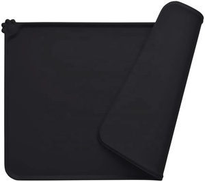 Custom Multi-Purpose Rectangle Silicone Dog <b>Feeder</b> <b>Mat</b> Anti-Slip <b>Pet</b> Bowl <b>Mat</b> with Solid Pattern Waterprooffeeding <b>Mat</b> - Product Image 6