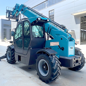Chariot télescopique de 10 m de portée, 3500 kg, avec benne, niveleuse et balayeuse en option pour les travaux de maintenance des routes et des ponts - Product Image 5