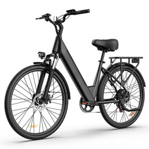 Vélo électrique 36V 350W sans balais, cadre en acier haute teneur en carbone 26 pouces, 7 vitesses, freins à disque avant/arrière, assistance au pédalage, batterie au lithium, pour la ville - Product Image 1