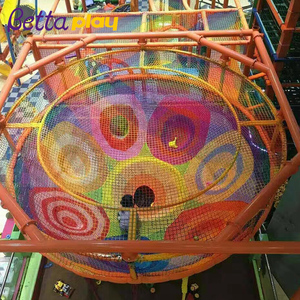 Filets d'escalade en <span class=keywords><strong>crochet</strong></span> arc-en-ciel Bettaplay pour aire de jeux intérieure, aire de jeux pour enfants - Product Image 3