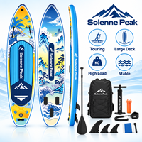 Planche à pagaie gonflable de 11'6 pieds, SUP de randonnée avec accessoires complets, OEM personnalisé pour la vente en gros et la location
