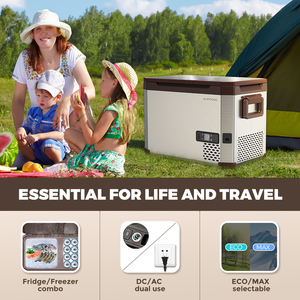 Glacière de voiture <span class=keywords><strong>Alpicool</strong></span> série AH à double zone, mini-congélateur portable à batterie, réfrigérateur à compresseur pour les voyages et les activités de plein air - Product Image 6