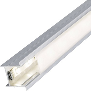 Perfil empotrado para tira LED de 1m, acabado satinado, acero para Paulmann - Product Image 1