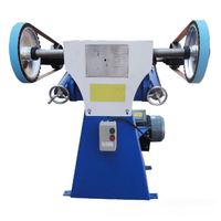 Machine de ponçage et de meulage industrielle professionnelle à double poste avec moteur, affûteuse de couteaux pour le travail du bois, 380V, facile à utiliser