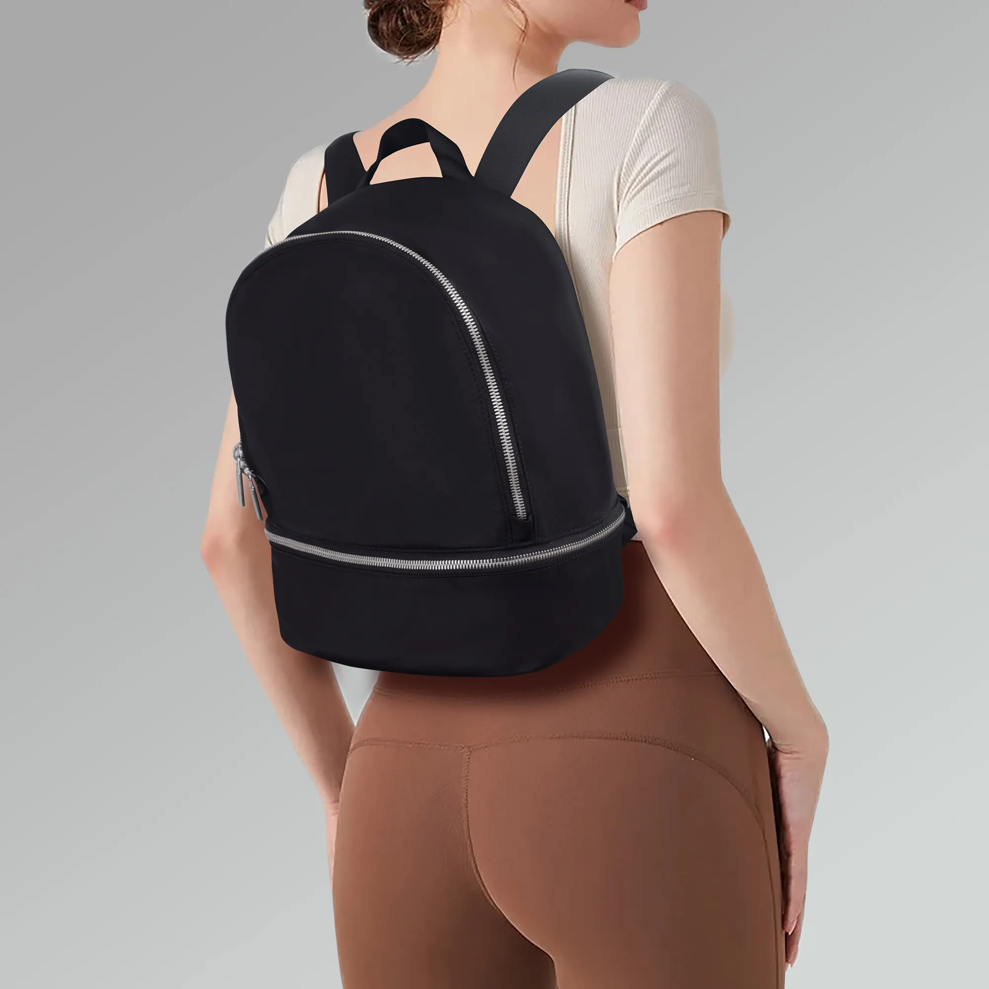 Легкий рюкзак для мужчин и женщин 11L для сухого и влажного разделения, школьный спортивный рюкзак для йоги, водонепроницаемый, модный нейлоновый дорожный рюкзак