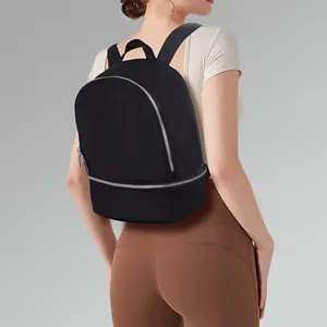 Ligero Hombres Mujeres 11L Separación seca y húmeda Escuela Gimnasio Yoga Mochila Impermeable Moda nailon Mochila de viaje