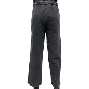 กางเกงจ็อกเกอร์ผ้าเฟรนช์เทอร์รี่หนานุ่มสำหรับผู้ชาย สไตล์วินเทจฟอกสีแบบแอซิด พร้อมลายสกรีนและงานปักแบบสตรีทแวร์ - Product Image 6