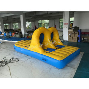 Zhengku gonflable eau jouet bande Wagon remorquable canapé Tube <span class=keywords><strong>4</strong></span> sièges gonflable Disco <span class=keywords><strong>bateau</strong></span> pour jeux de Sport nautique - Product Image 3