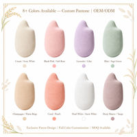 Éponge de maquillage JLY, utilisation humide et sèche, lavable, en polyuréthane hydrophile, pour le maquillage du visage
