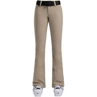 Nouveau pantalon de ski pour femme, durable, coupe ajustée, doublure polaire, professionnel, coupe-vent, imperméable, respirant, couleur unie