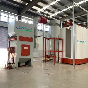 powder coating line coating gun plant metal coating spray line