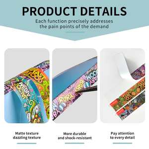 แผ่นป้องกันขอบไม้พายพิคเคิลบอลแบบปรับแต่งได้, แถบป้องกันแบบยืดหยุ่น TPU หุ้มเต็มรูปแบบ, แผ่นป้องกันกรอบไม้พายพร้อมโลโก้แบบกำหนดเอง - Product Image 4