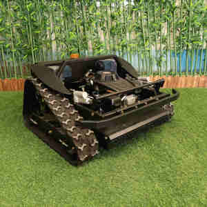 Household Industrial Cordless 4-Stroke 24V Radio Controlled Track Mowing <strong>Lawnmower</strong> and Snow <strong>Plow</strong> with Low Price - Product Image 1