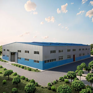 อาคารเหล็กโครงสร้างมาตรวัดหนักแบบสำเร็จรูปการออกแบบก่อสร้าง - Product Image 6