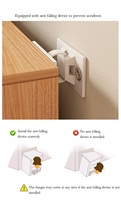 Armoire de rangement simple et moderne à porte unique pour chambre à coucher, chambre d'amis ou chambre à louer