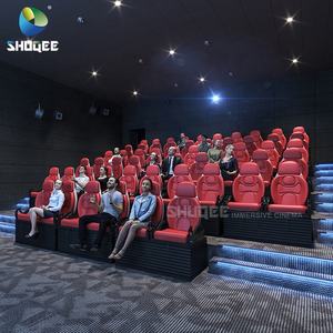 Prix usine Acier Immersive 5D Salle de cinéma 4D Motion Cinéma avec Plate-forme Chaises Installation Rapide Facile Utilisation à l'intérieur des aéroports - Product Image 1