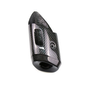 Tubo de escape de fibra de carbono 3K para motocicleta, cubierta de protección térmica para Yamaha MT <span class=keywords><strong>07</strong></span> <span class=keywords><strong>FZ</strong></span> <span class=keywords><strong>07</strong></span> MT07 FZ07 2013 2014 2015 2016 - Product Image 6