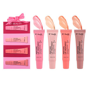 Traitement des lèvres au peptide personnalisé marque privée baume à lèvres brillant traitement support magnétique en silicone <span class=keywords><strong>4</strong></span> packs de traitement des lèvres au peptide - Product Image 2