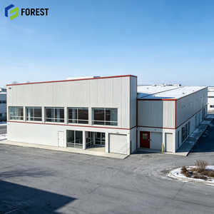 Entrepôt commercial à structure en acier préfabriquée haute capacité, entrepôt logistique modulaire à plafond haut - Product Image 1