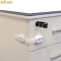 Kit complet de sécurité pour bébé Sair OEM, serrure de sécurité pour armoire, protection d'angle en PVC souple, serrure et protection pour bébé