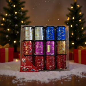 Lazo Snowflake Ribbon 12 Pcs Decorative Gift Wrap - Product Image 3