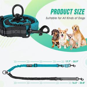 Guinzaglio per Cani Retrattile in Nylon Regolabile, Nuovo Stile alla Moda, Utilizzabile Come Cintura di Sicurezza per Auto, Vendita all'Ingrosso - Product Image 6