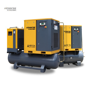 เครื่องอัดอากาศอุตสาหกรรมทั่วไป Airking 5.5kw/7.5kw/11kw/15kw แบบ All in One Screw Air-compressors ได้รับการรับรองมาตรฐาน CE - Product Image 1
