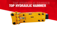 Accessoires d'excavatrice de haute qualité, marteau brise-roche hydraulique, robuste, pour travaux de démolition