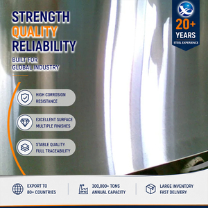 Factory Direct ISO Certified 410 Satin Finish Cold Rolled 3.0mm 2000mm GB T3280 Stainless Steel Plate - Product Image 1