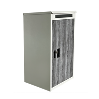 Boîte aux lettres autoportante en acier galvanisé, verrouillable, étanche, antivol, durable, pour colis extérieurs, usage résidentiel/commercial